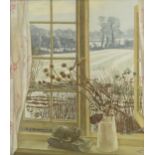 John Northcote Nash (1893-1977) A Window in Bucks signed (in the print) colour print 54 x 45cm.