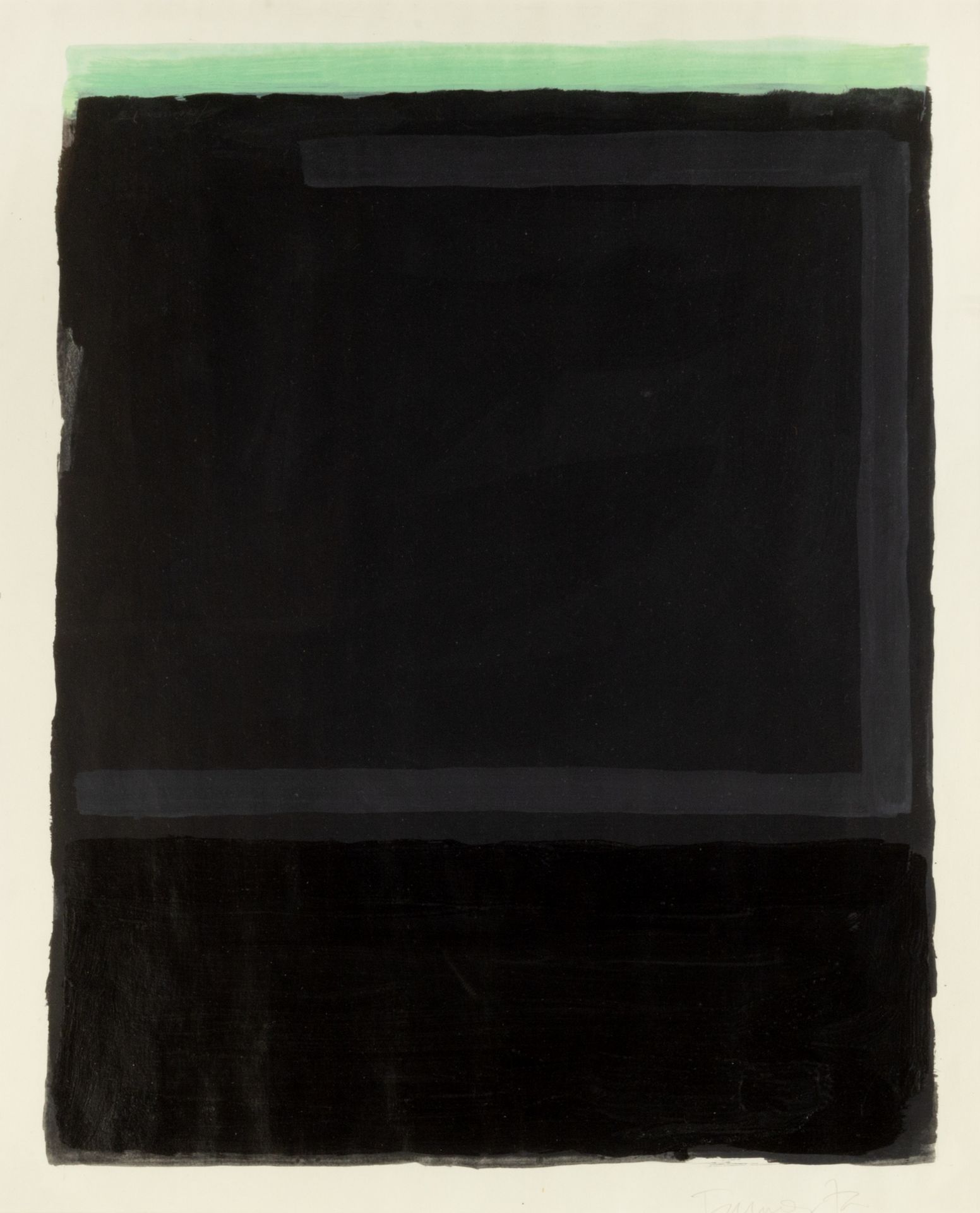 Bernard Farmer (1919-2002) Homage to Mark Rothko, 1975 signed and dated in pencil (lower right)