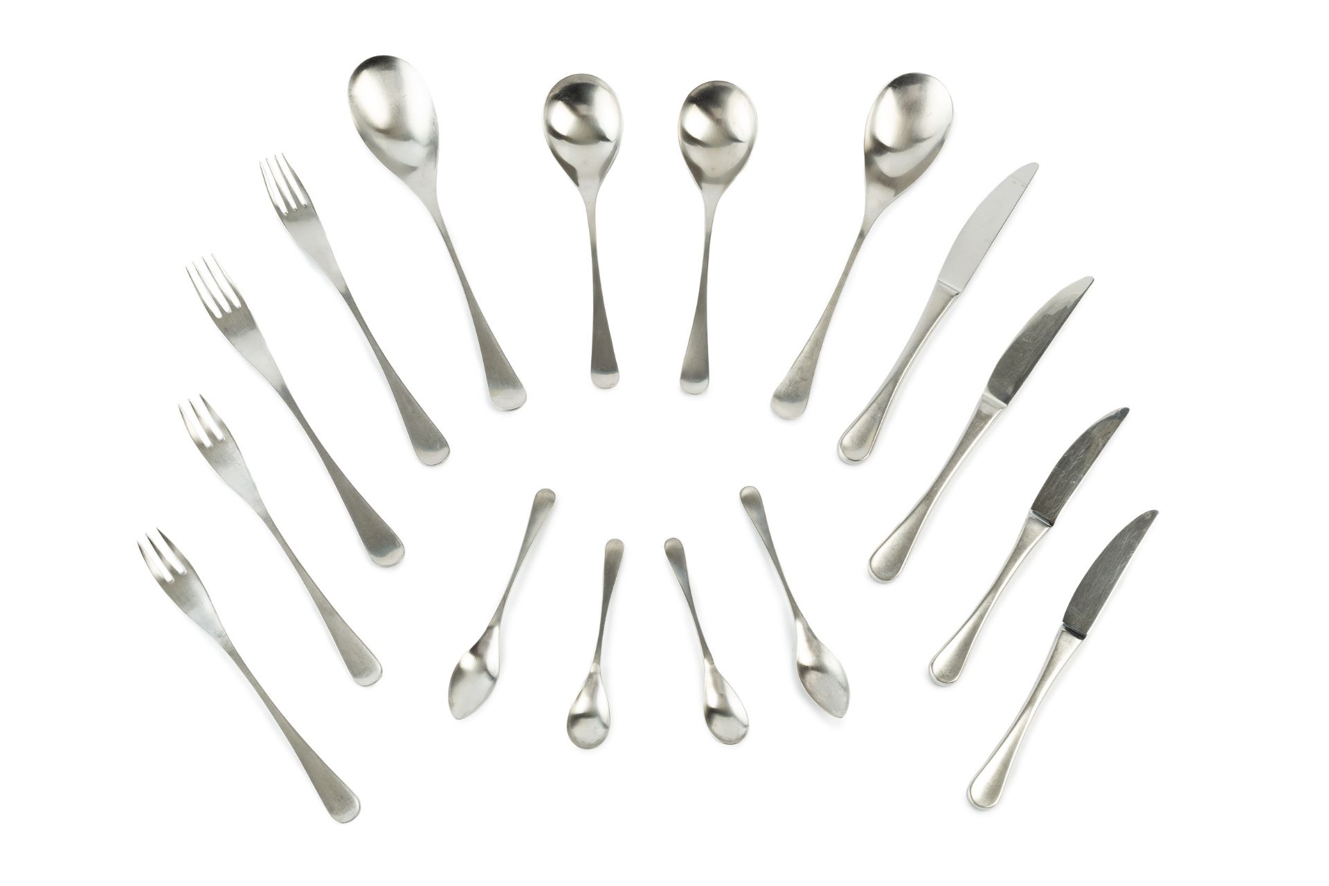 Robert Welch (1929-2000) for Old Hall Alveston pattern canteen of cutlery, c.1960s comprising: table - Image 2 of 3