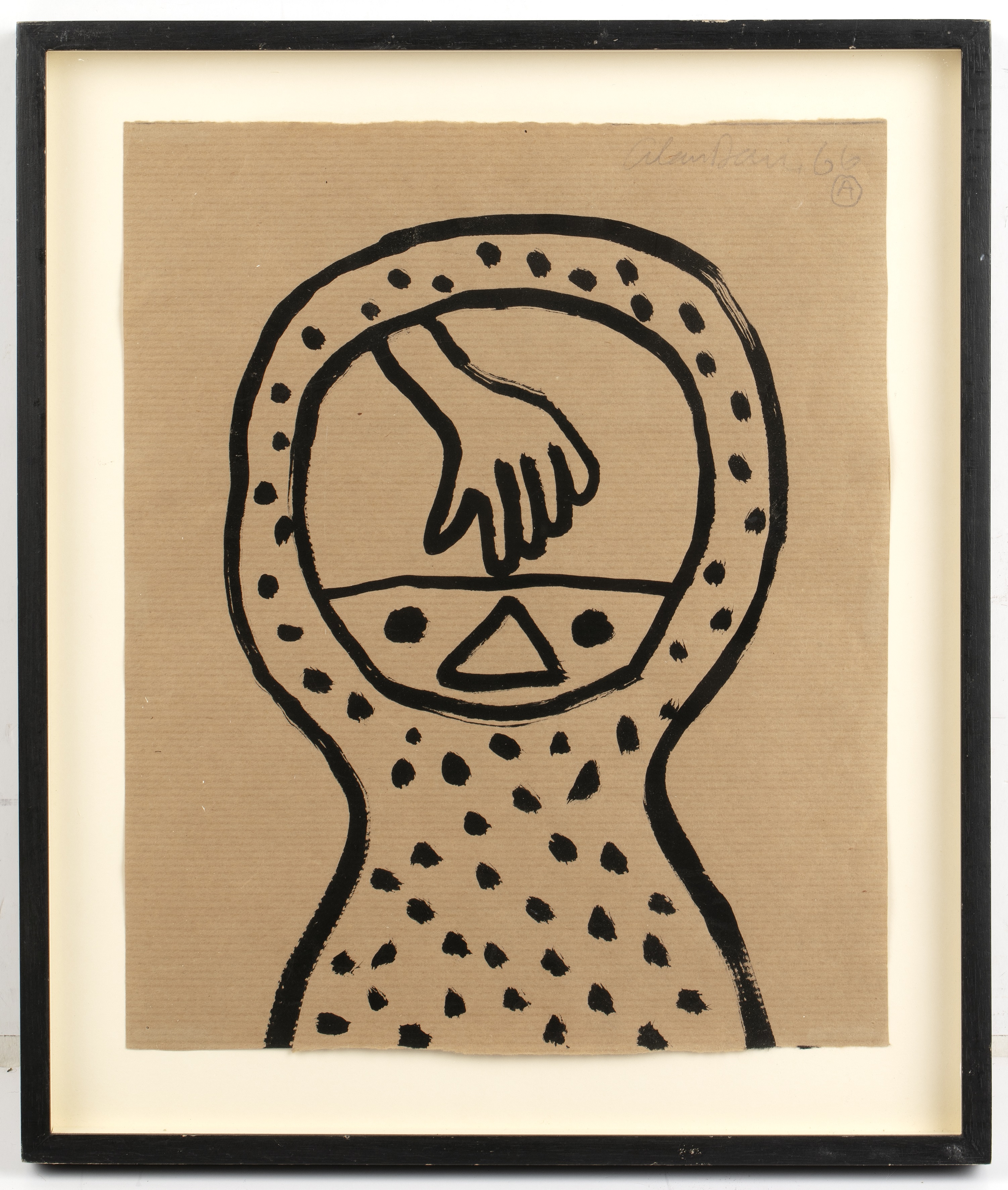 Alan Davie (1920-2014) Untitled, 1966 signed and dated (upper right) ink on paper 29 x 24cm. - Image 2 of 3