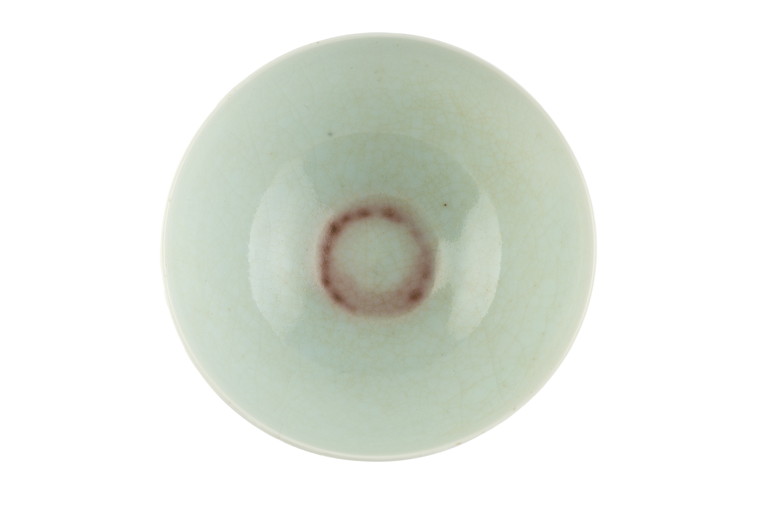 Edmund De Waal (b.1964) Bowl porcelain, with celadon glaze and red detail to the well impressed - Image 3 of 18