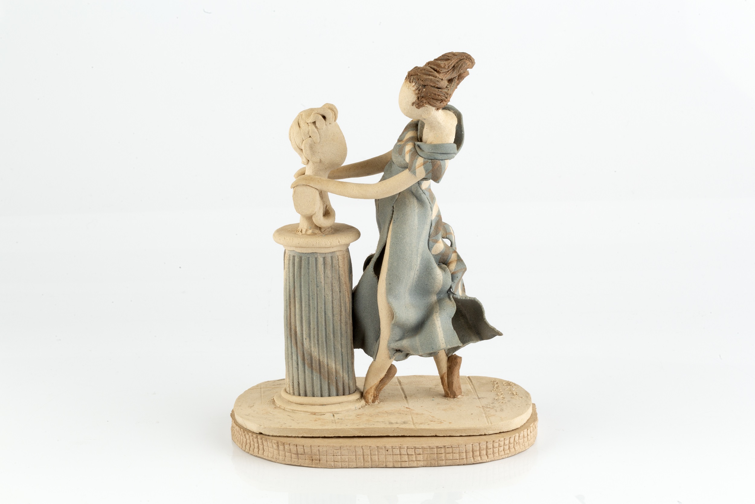 Audrey Blackman (1907-1990) The Sculptor, 1963 signed and dated 21cm high. - Image 2 of 4