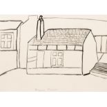 Bryan Pearce (1929-2006) Norway House signed (lower middle) pencil and ink 25 x 35cm. Provenance: