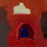 Trevor Bell (1930-2017) Shrine, 1995 signed and dated (to reverse) oil on board 17 x 17cm.