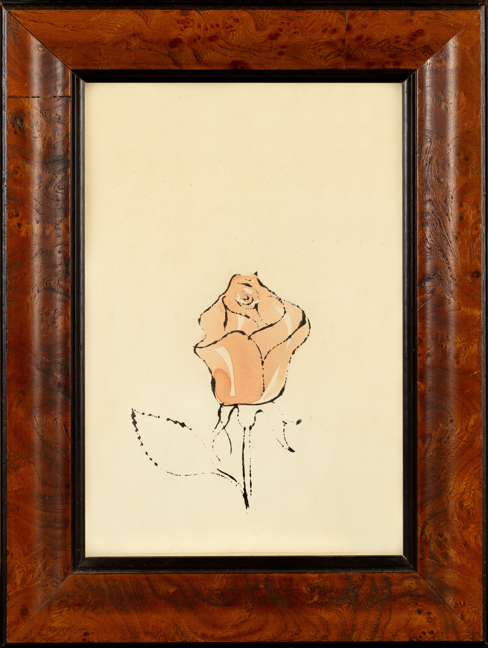 Attributed to Andy Warhol (1928-1987) Red Rose inscribed in a different hand to reverse 'Original - Image 2 of 3