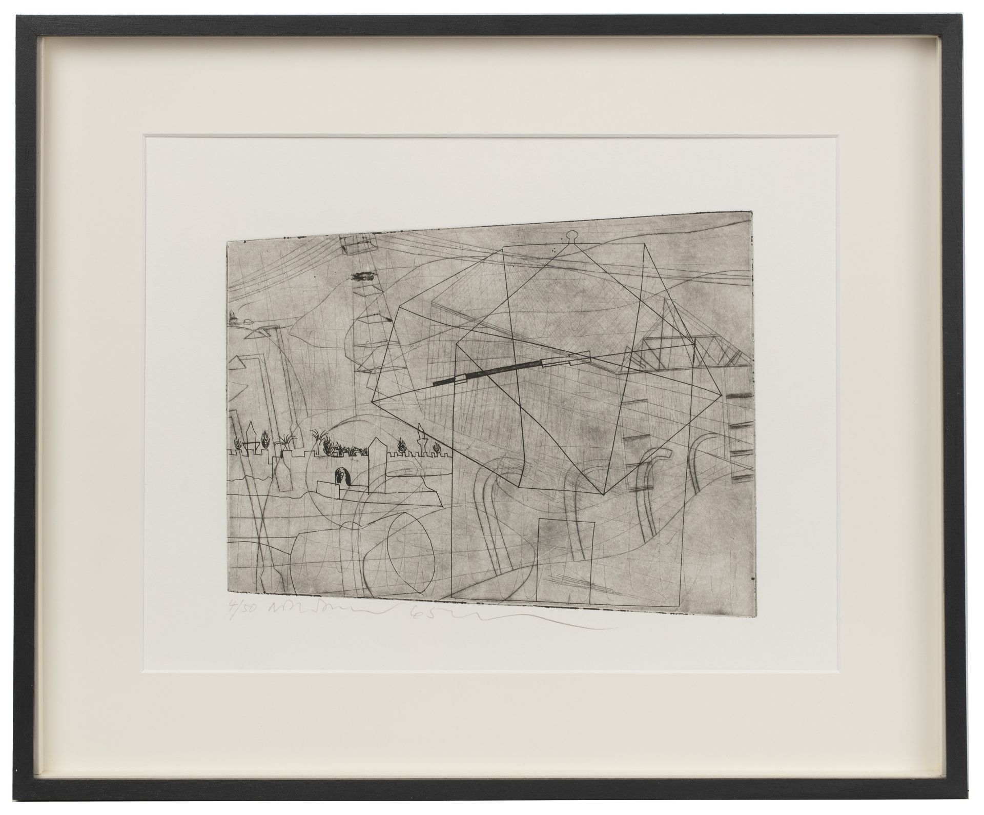 Ben Nicholson (1894-1982) Moonshine,1965/6 4/50, signed and numbered in pencil (in the margin) - Image 2 of 3