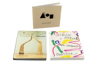 Signed Artist Reference Books to include The Sculpture of David Nash by Julian Andrews, 1996,
