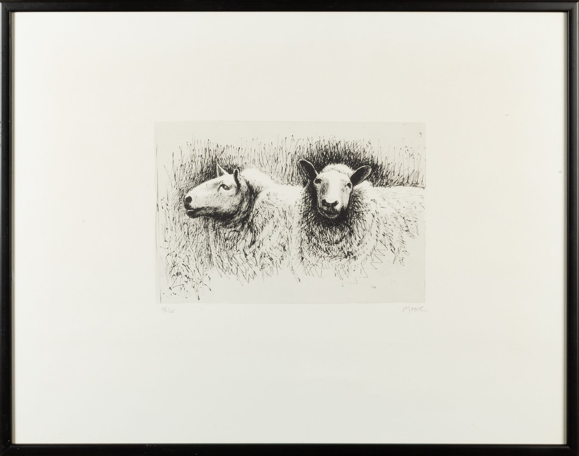 Henry Moore (1898-1986) Sheep Before Shearing, 1974 9/15, signed and numbered in pencil (in the - Bild 2 aus 7