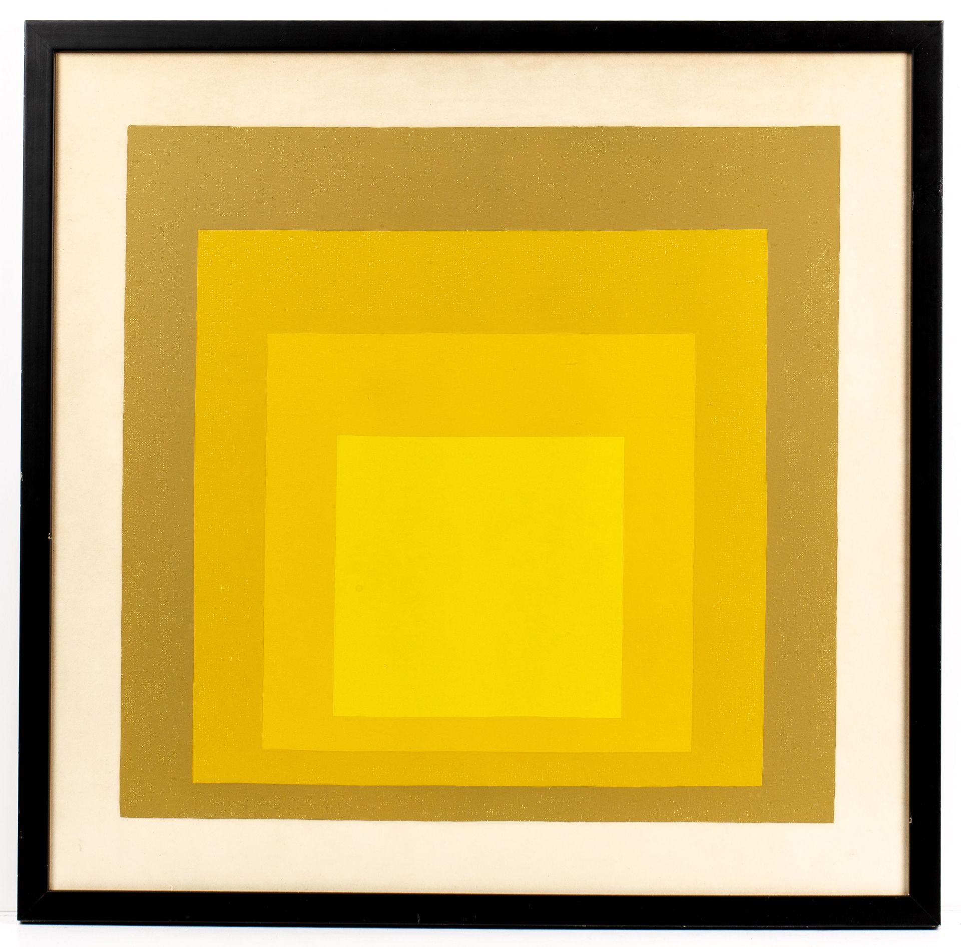Josef Albers (1888-1976) Departing in Yellow lithograph 53 x 53cm. - Image 2 of 3