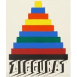 Joe Tilson (1928-2023) Ziggurat 161/300, signed and numbered in pencil (lower) screenprint 28 x