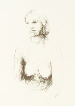 Henry Moore (1898-1986) Girl I, 1974 printer's proof aside from the edition of 50 lithograph 39 x