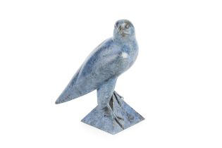 Geoffrey Dashwood (b.1947) Hobby 4/12, signed and numbered blue patinated bronze 24.5cm high.