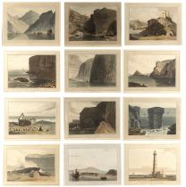 William Daniell RA (1769-1837) collection of thirteen prints of engravings by the artist, mostly
