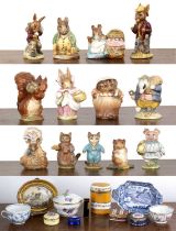 Collection of Beatrix Potter figures to include Royal Doulton and Beswick including "Lady Mouse"