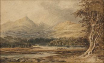 After Anthony Vandyke Copley Fielding (British, 1787-1855) Untitled: Two Mountainous Landscape