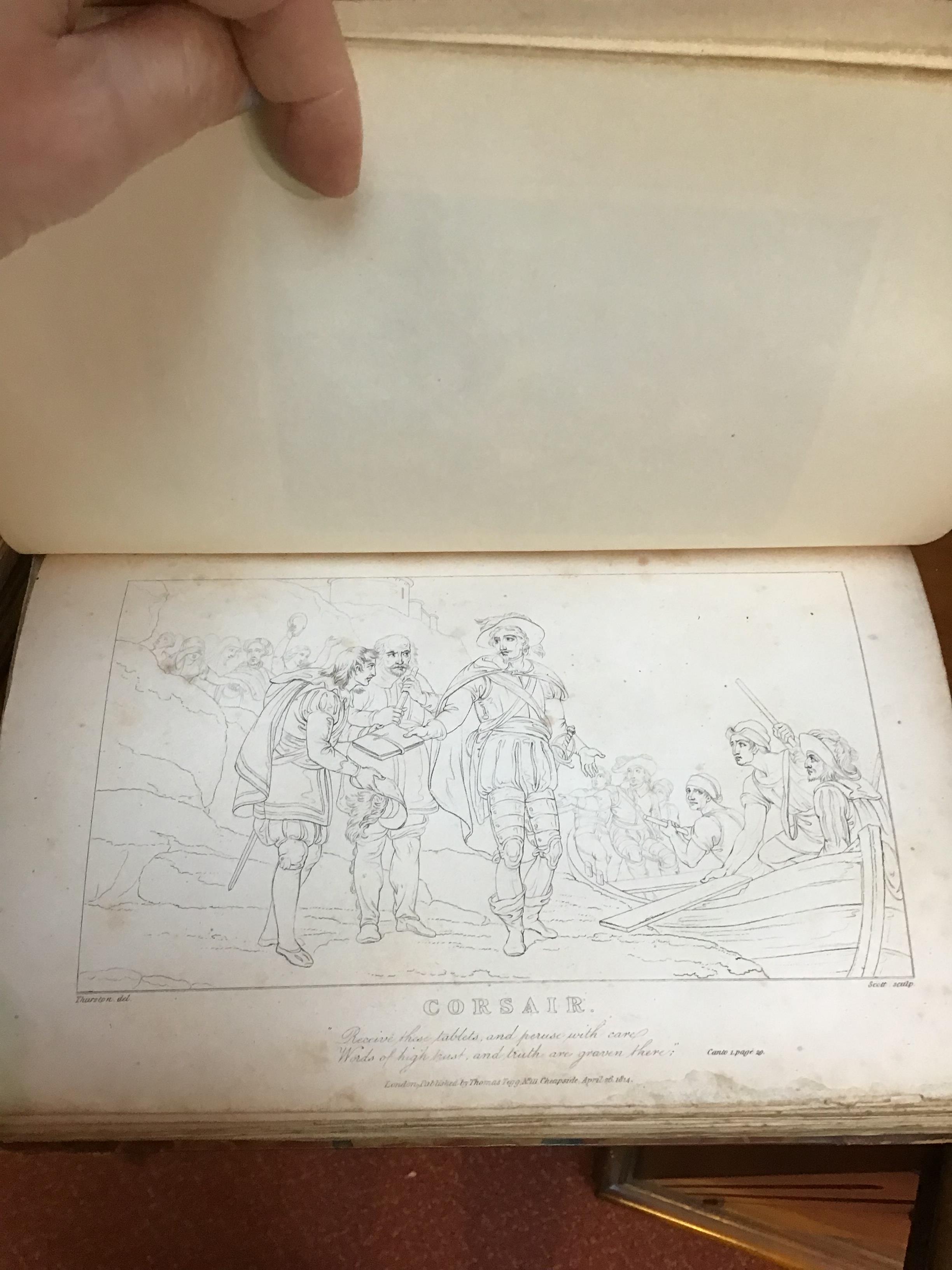 Byron (Lord George) 'Byronia' 3 vols. c1820 with pasted in cutting and illustrations, original - Bild 17 aus 22