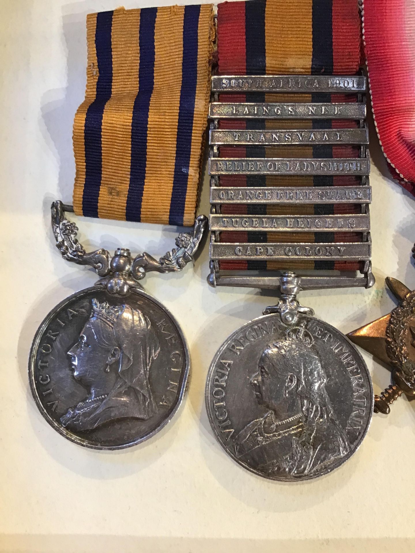 A group of WWI campaign medals awarded to 107158 W.O.CL.2.J.CARGILL to include the 1914-15 star - Bild 8 aus 18