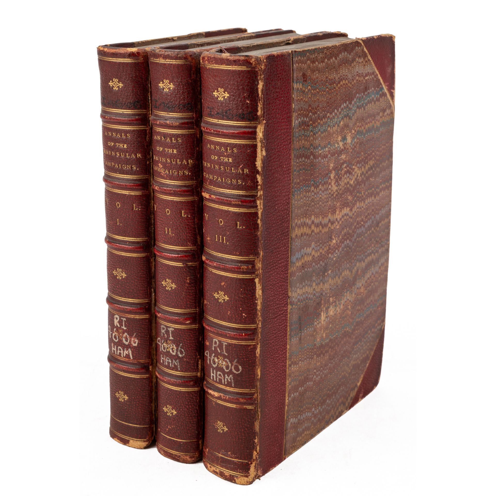 Hamilton (Capt Thomas). Annals of the Peninsular Campaigns from 1808-1814. 3 vols. 8vo. William
