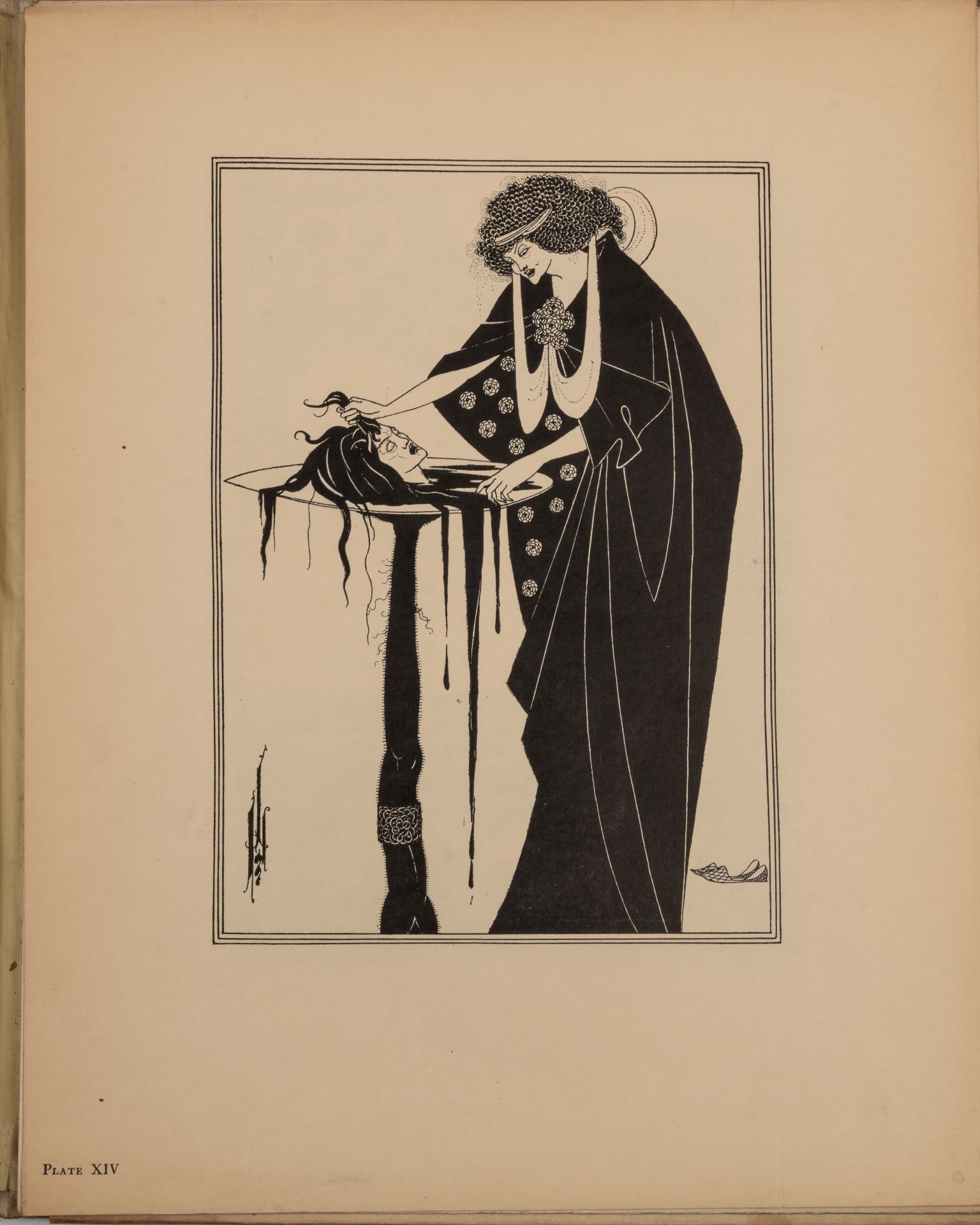 Beardsley (Aubrey) Illustrator 'A Portfolio of Aubrey Beardsley's Drawings Illustrating 'Salome' - Bild 3 aus 14