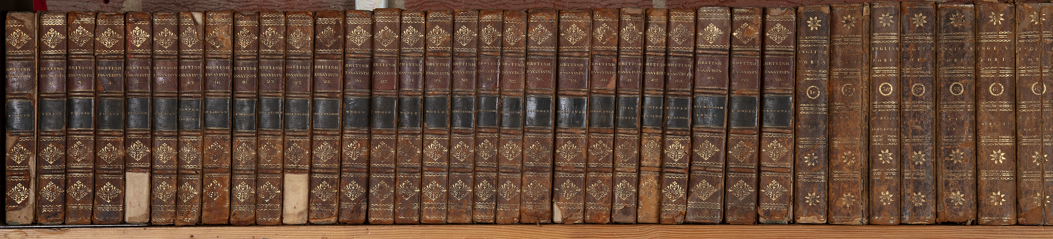 Johnson (Samuel). The Works of the English Poets. 63 vols. Small 8vo, full calf. Buckland et all, - Image 3 of 5