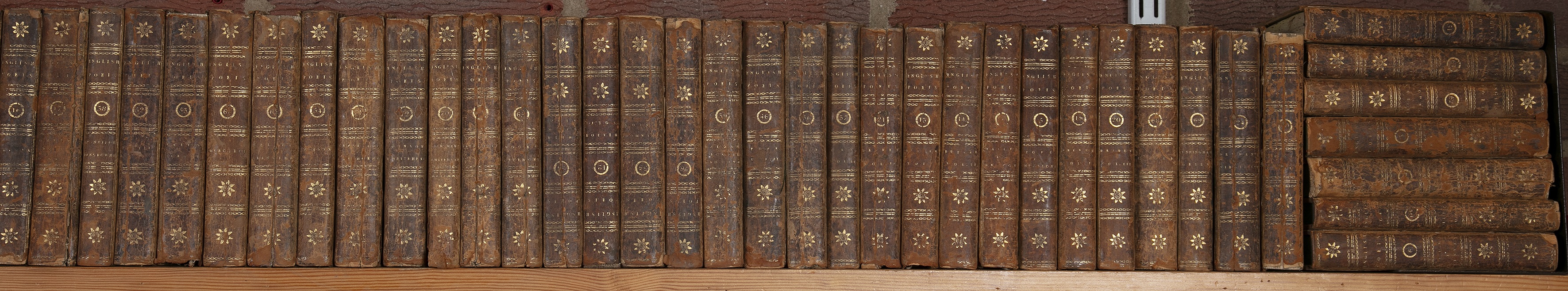 Johnson (Samuel). The Works of the English Poets. 63 vols. Small 8vo, full calf. Buckland et all, - Image 4 of 5