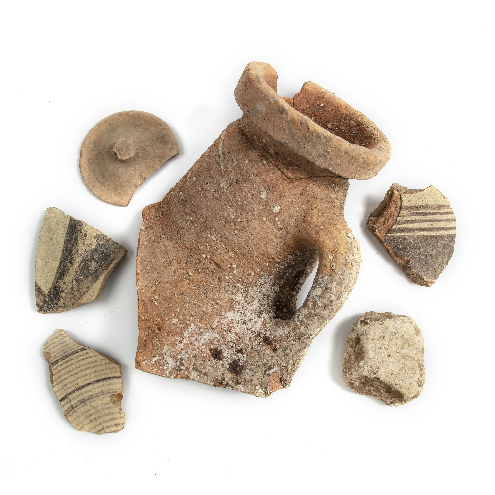 Roman Pottery shards from Leptus Magna