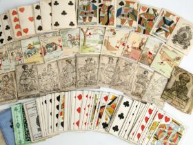 A set of 19th century Hunt and Sons great Mogul playing cards, (51), 19th century De la Rue