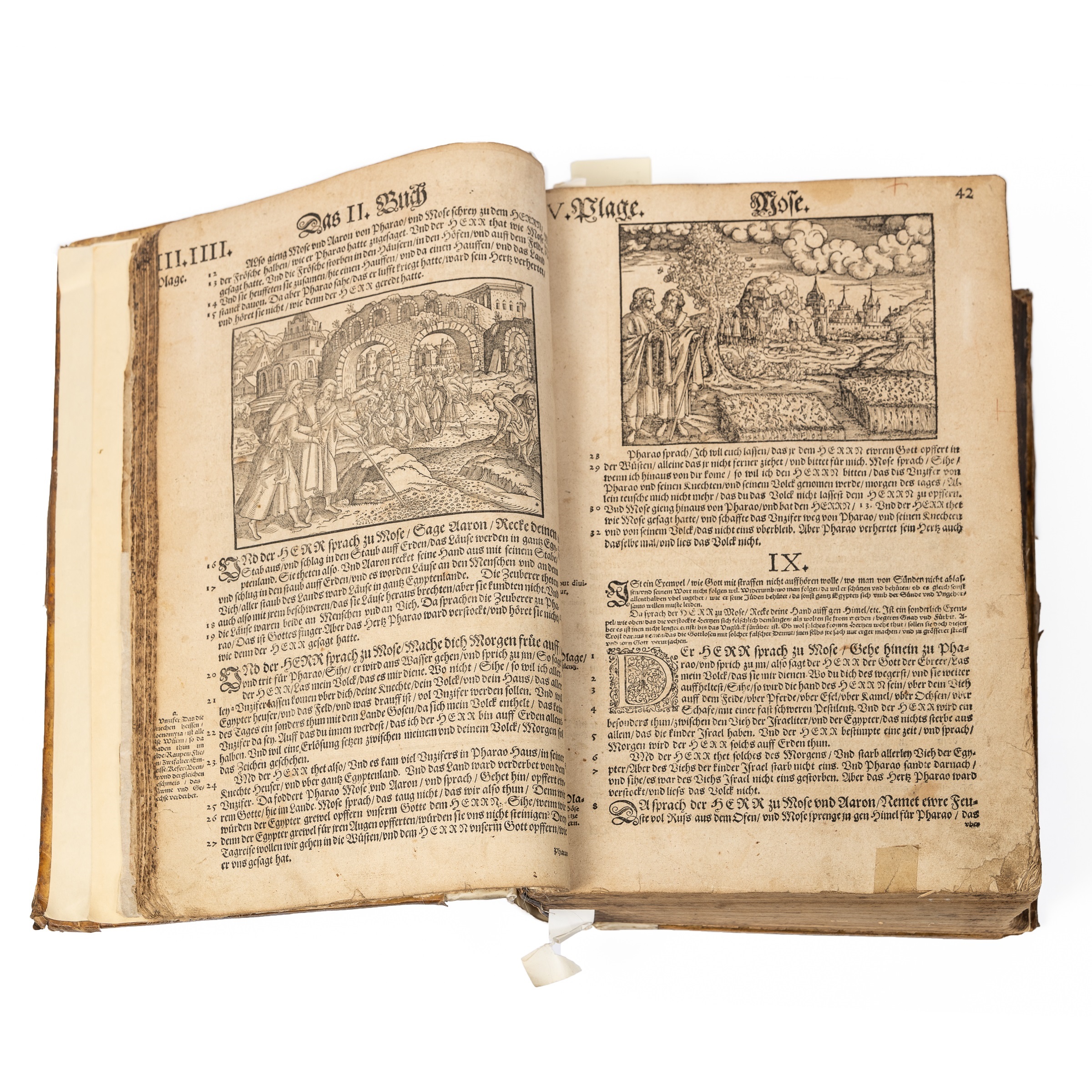 A 16th century German Bible translated by Martin Luther, Wittenberg, John Krafft 1590. Old Testament - Bild 2 aus 9