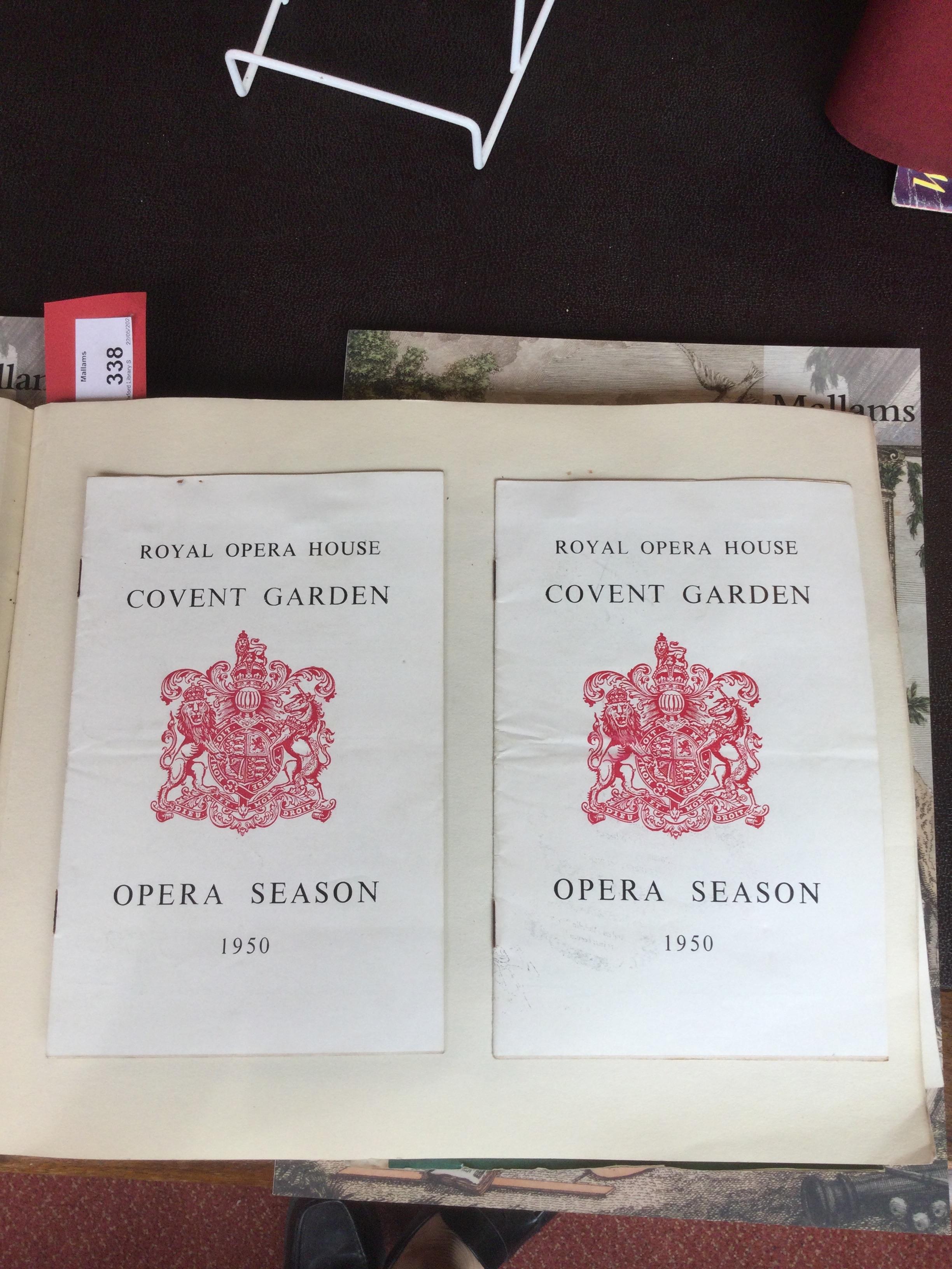 An extensive collection of theatre and ballet programmes c1950 mainly London, West End and Italian - Image 11 of 16