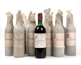 Twelve bottles of 1974 Pauillac, France