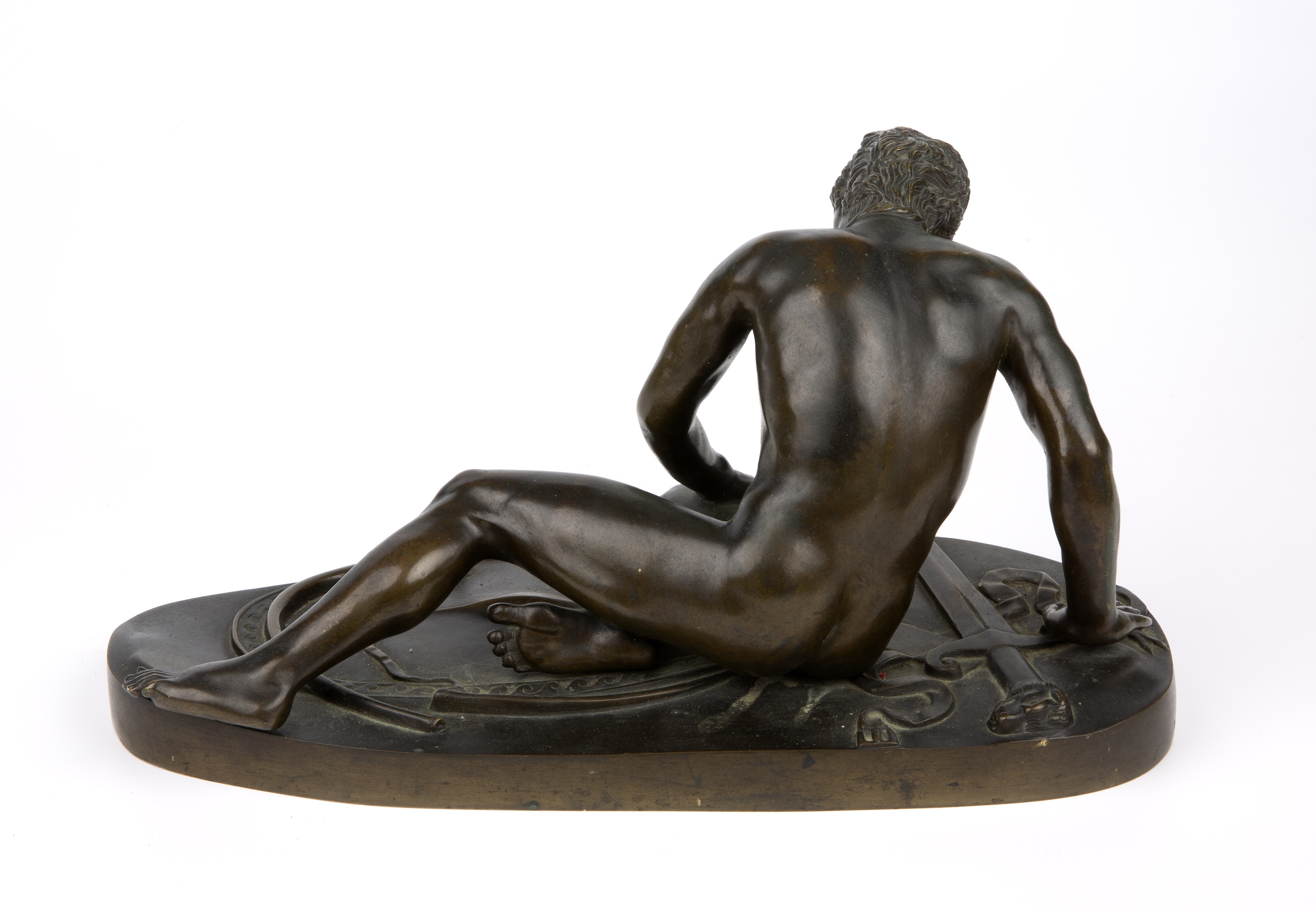 A 19th century grand tour bronze, after the antique 34cm wide 16cm deep 18cm high - Image 2 of 5