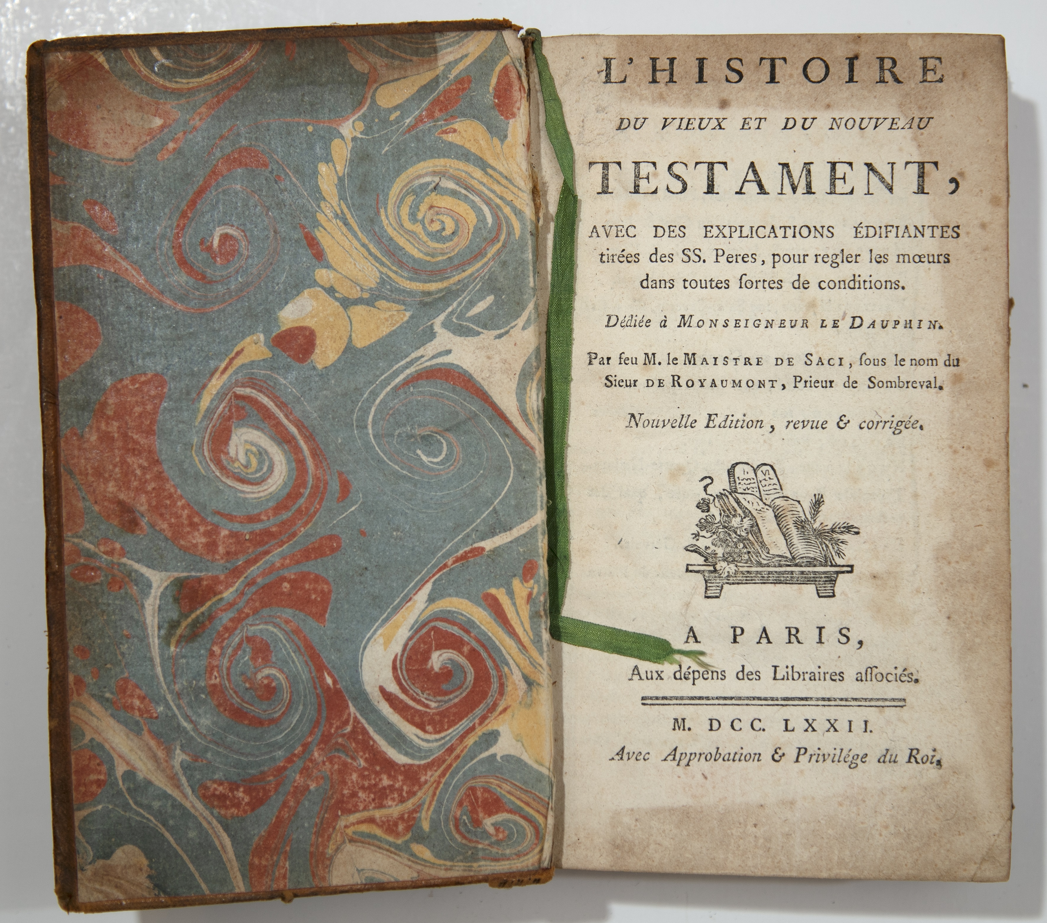 De Saci (M. le Maistre) 'L'Histoire du Vieux et du Nouveau Testament' Paris 1782. small 8vo. plus - Bild 2 aus 2