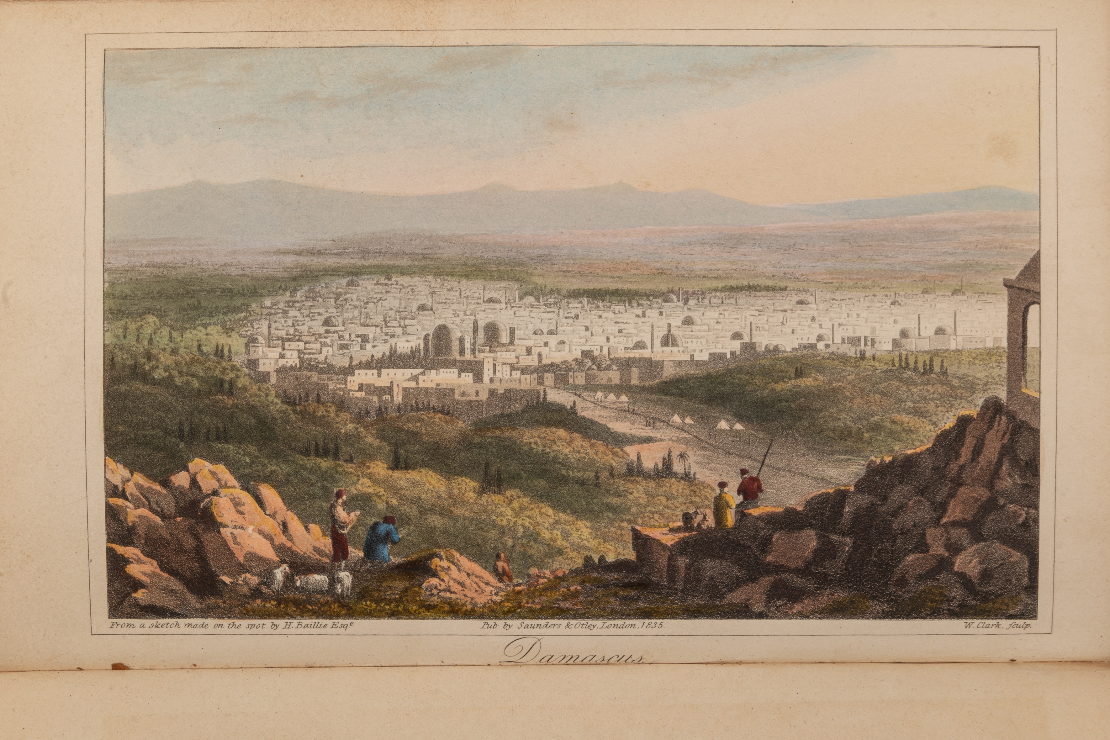 Hogg (Edward) Scottish Doctor and Egyptologist (1783-1848). 'Visit to Alexandria Damascus and - Bild 3 aus 4