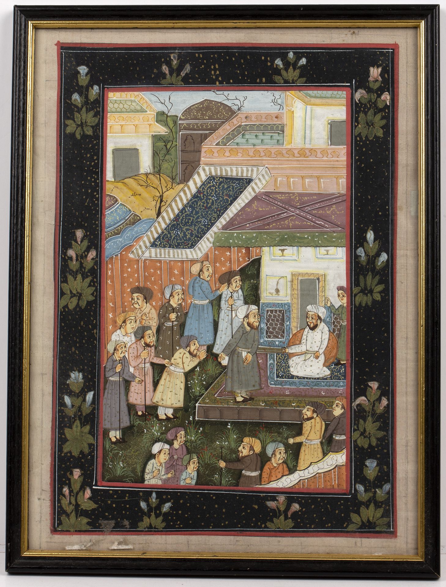 A collection of eight Indian miniature paintings to include three 19th century examples the - Bild 13 aus 13