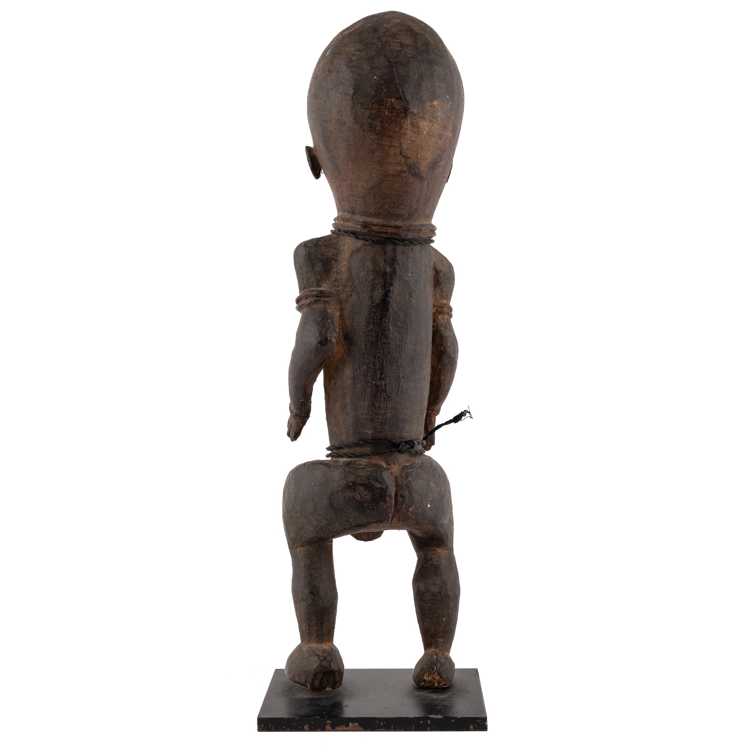 An antique east Sepik, Maprik tribe carved wood figure 9cm wide 32cm high Provenance A private - Image 3 of 10