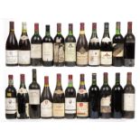 22 bottles of vintage French red wine