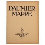 Daumier (Honoré) Mappe - sixteen numbered prints with 3pp. introduction Agis-Verlag, Wien 1924 (