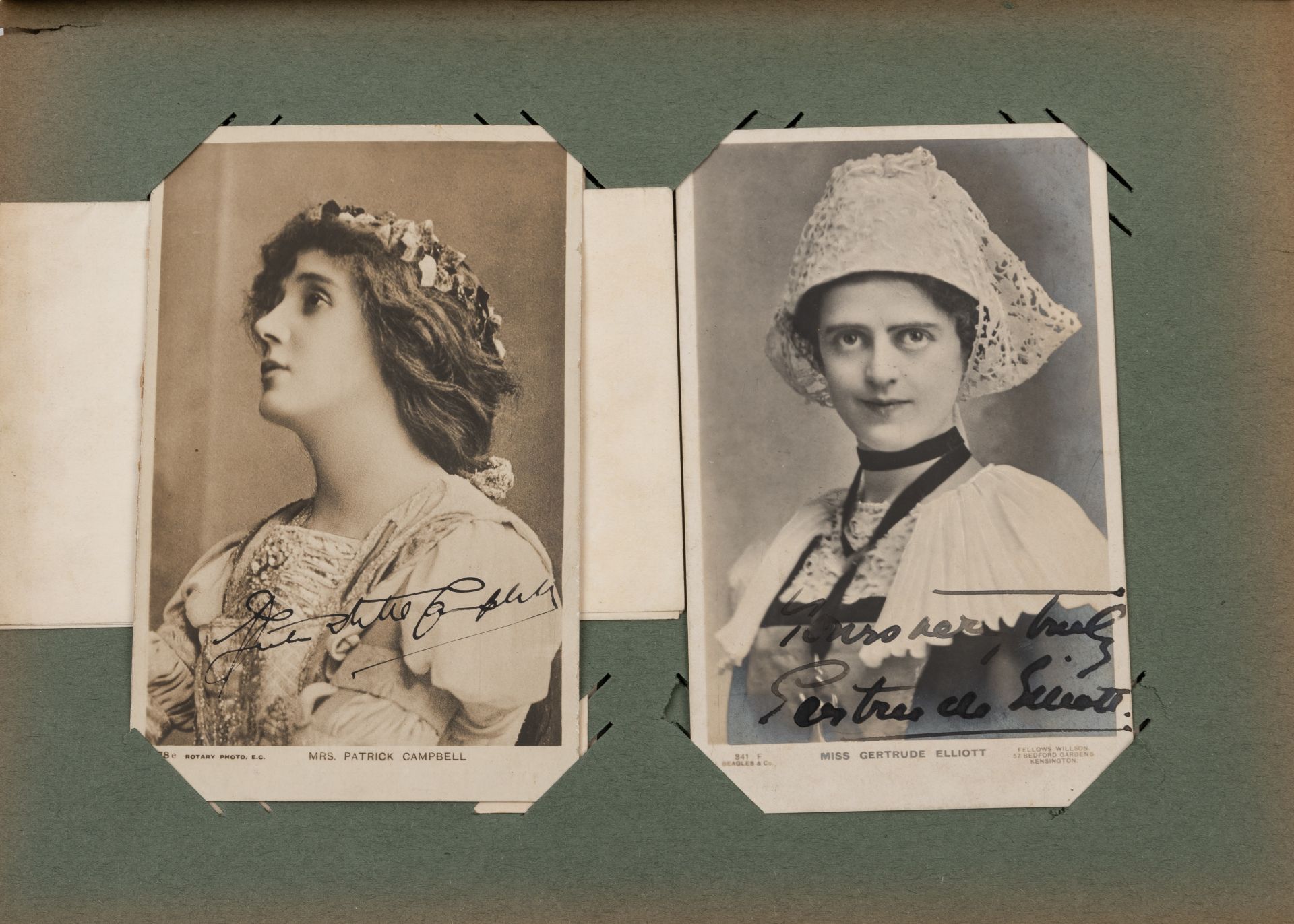 Autographed Photographs:- c.120 in an album early 20th century Actors, Musicians, authors - Bild 10 aus 16