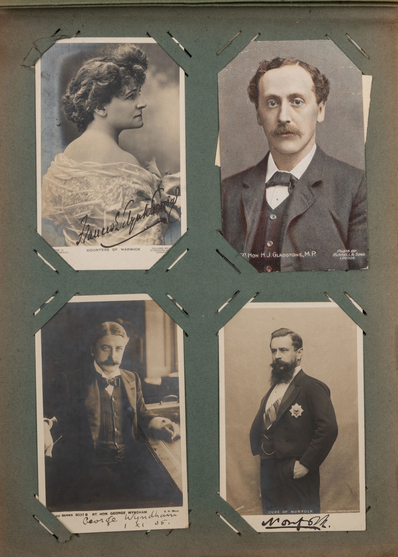 Autographed Photographs, c.50 in an album. Early 20th century Politicians, Aristocracy, Literary - Bild 6 aus 11