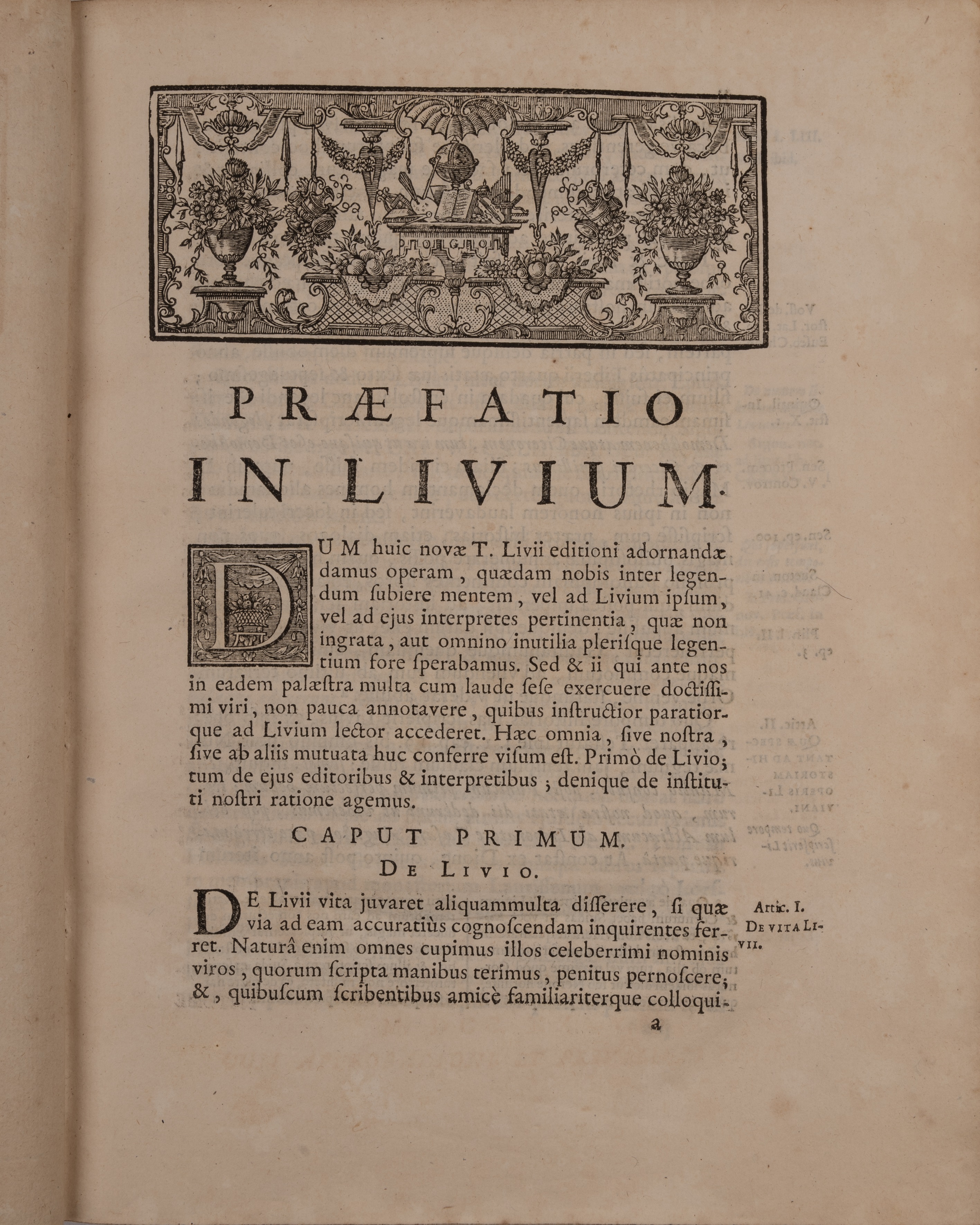 Livy (Titus Livius) Roman Historian 'Ab Urbe Condita'. 3 vols. 1733-35 with 'Librorum Amissorum' 2 - Image 4 of 4