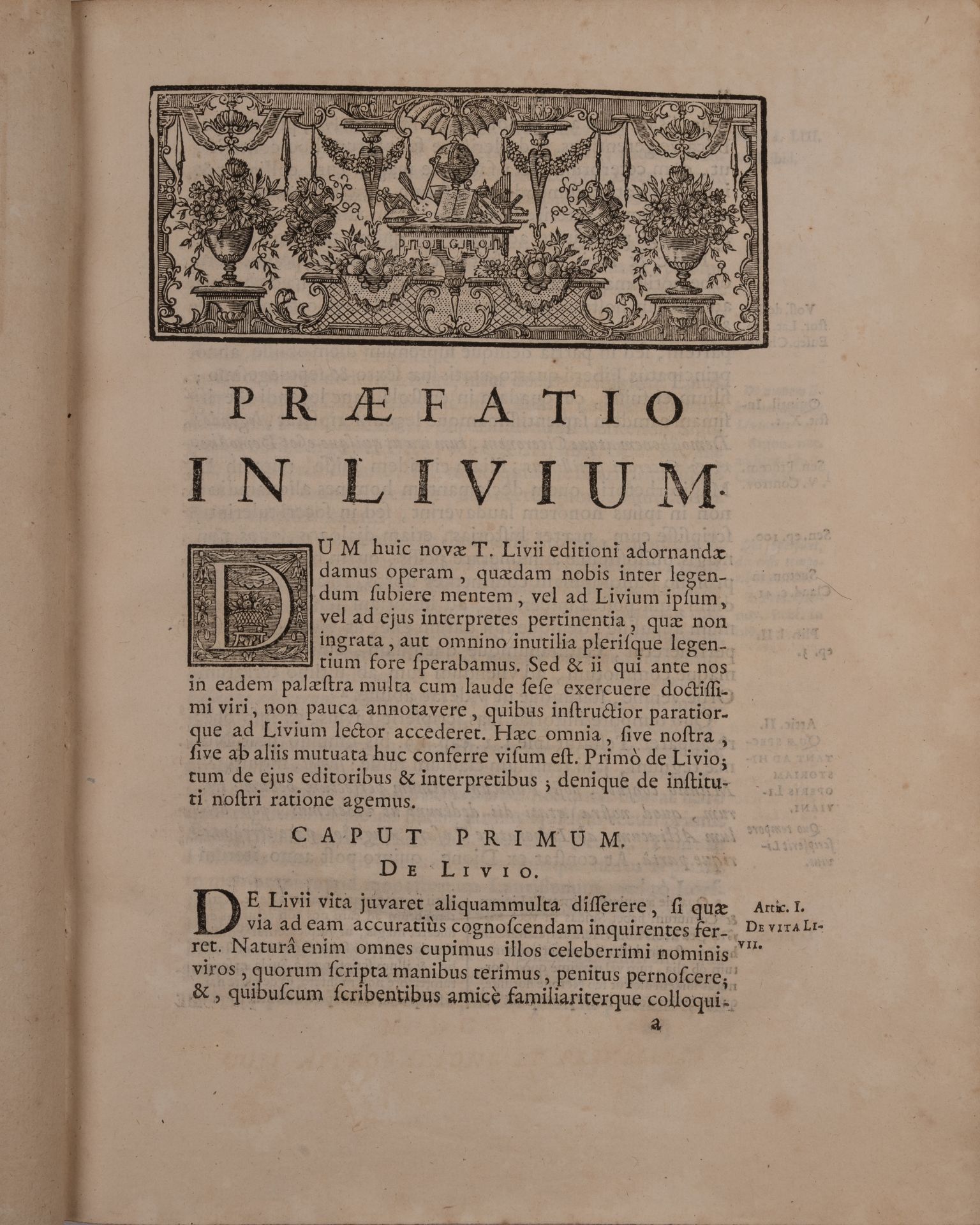 Livy (Titus Livius) Roman Historian 'Ab Urbe Condita'. 3 vols. 1733-35 with 'Librorum Amissorum' 2 - Bild 4 aus 4