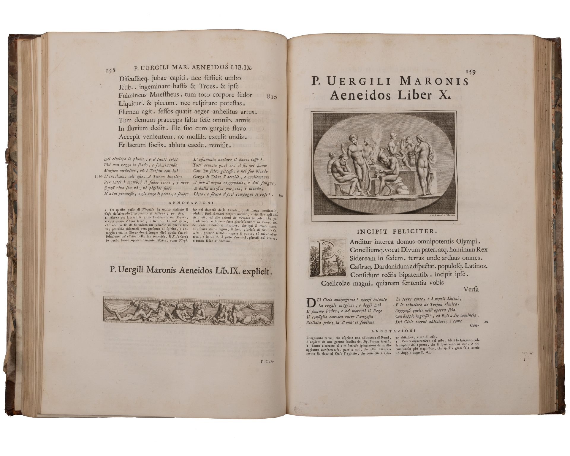 P Virgilli Maronis (Publius Vergillius Maro 70-19 BC). Bucolica Georgica et Aeneis. 3 vols. small - Image 5 of 6