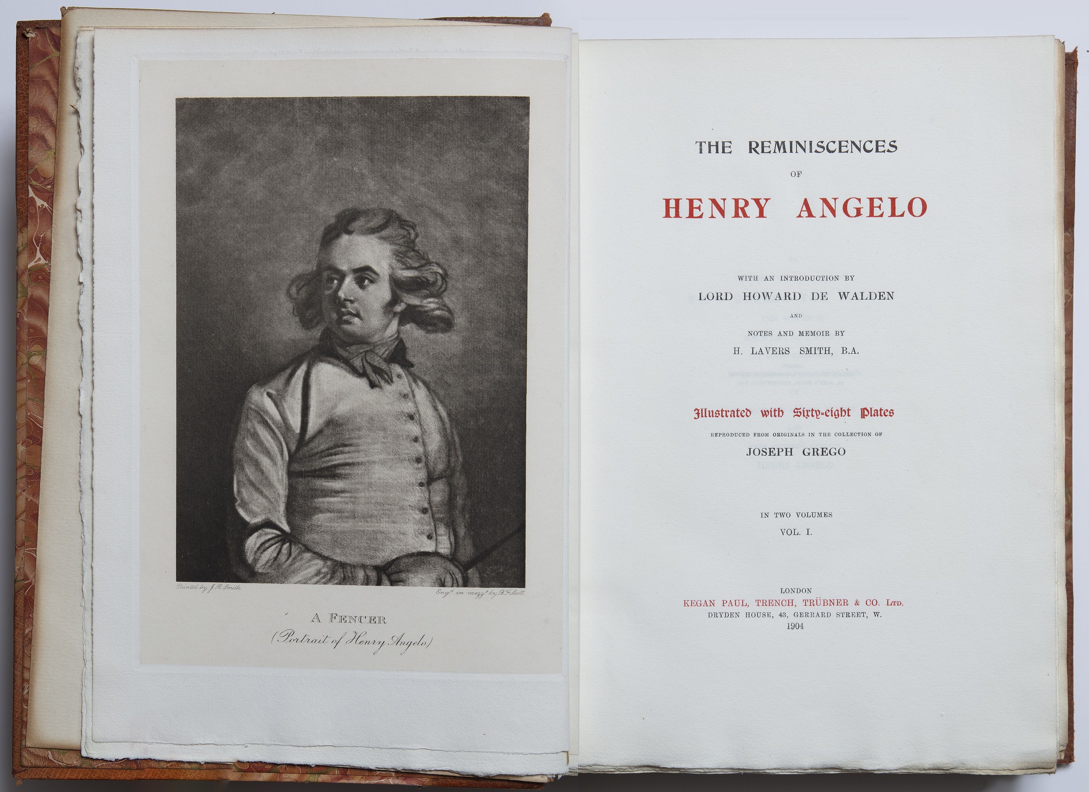 'The Reminiscences of Henry Angelo' with 68 plates. 2 vols. Kegan Paul, Trench and Trübner, London - Bild 2 aus 2