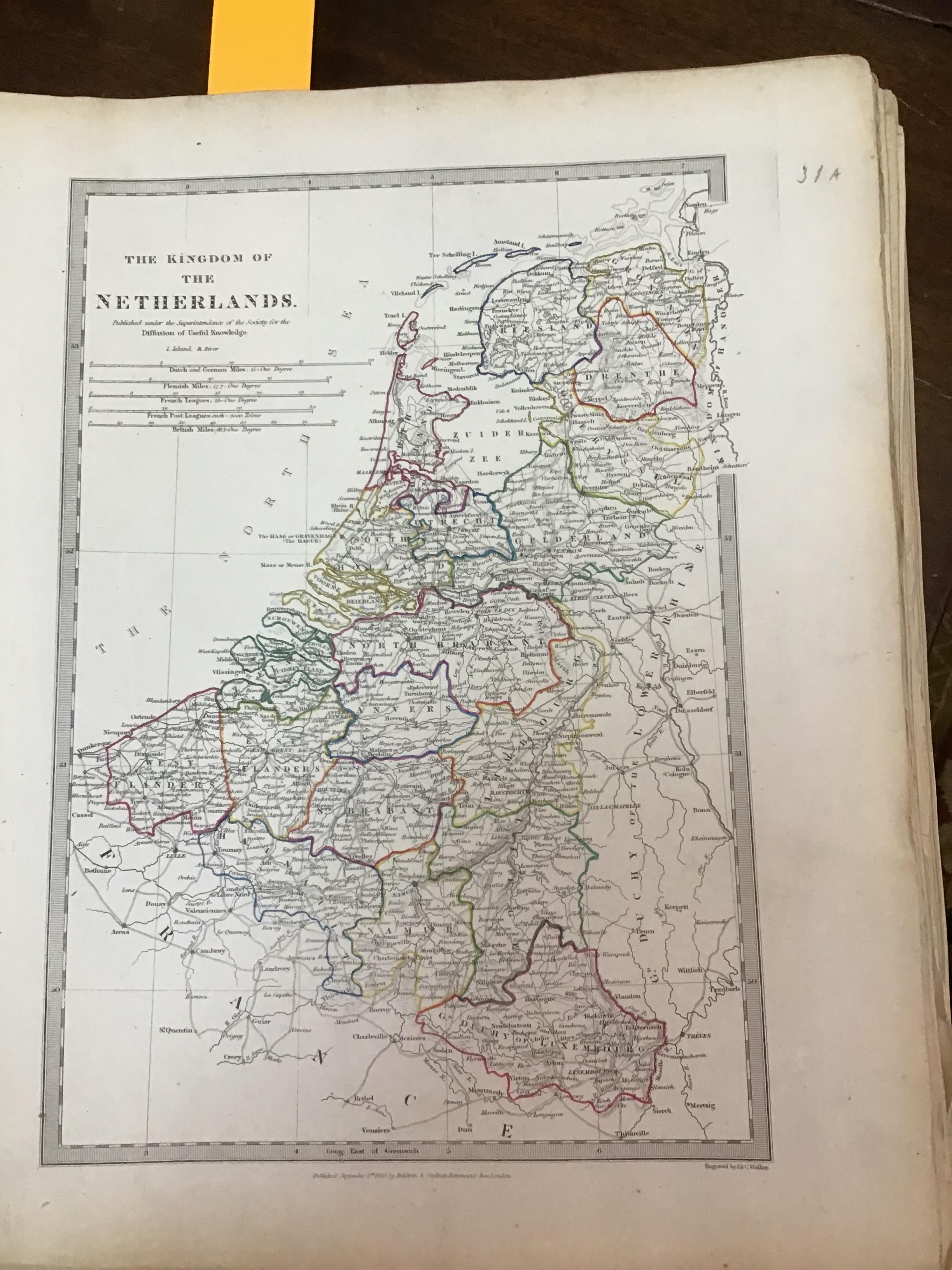 Atlas. The Society for the Diffusion of Useful Knowledge. 2 vols in one. Fo. Chapman and Hall, - Image 18 of 20