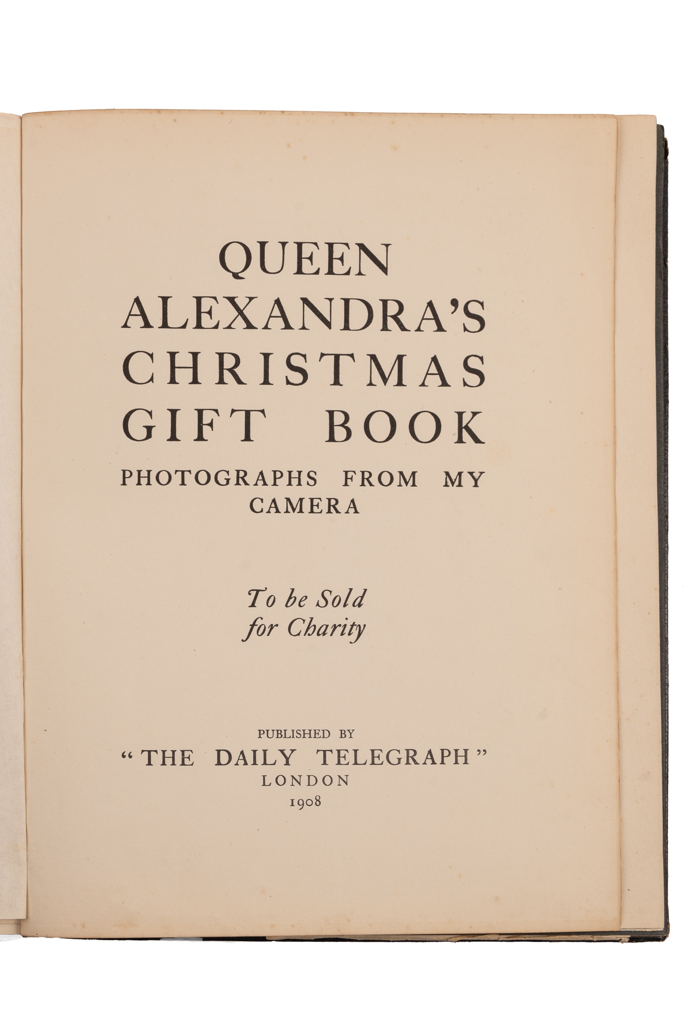 Queen Alexandra's Christmas Gilft Book. 'Photographs from my Camera'. Daily Telegraph 1908 plus King - Image 4 of 4
