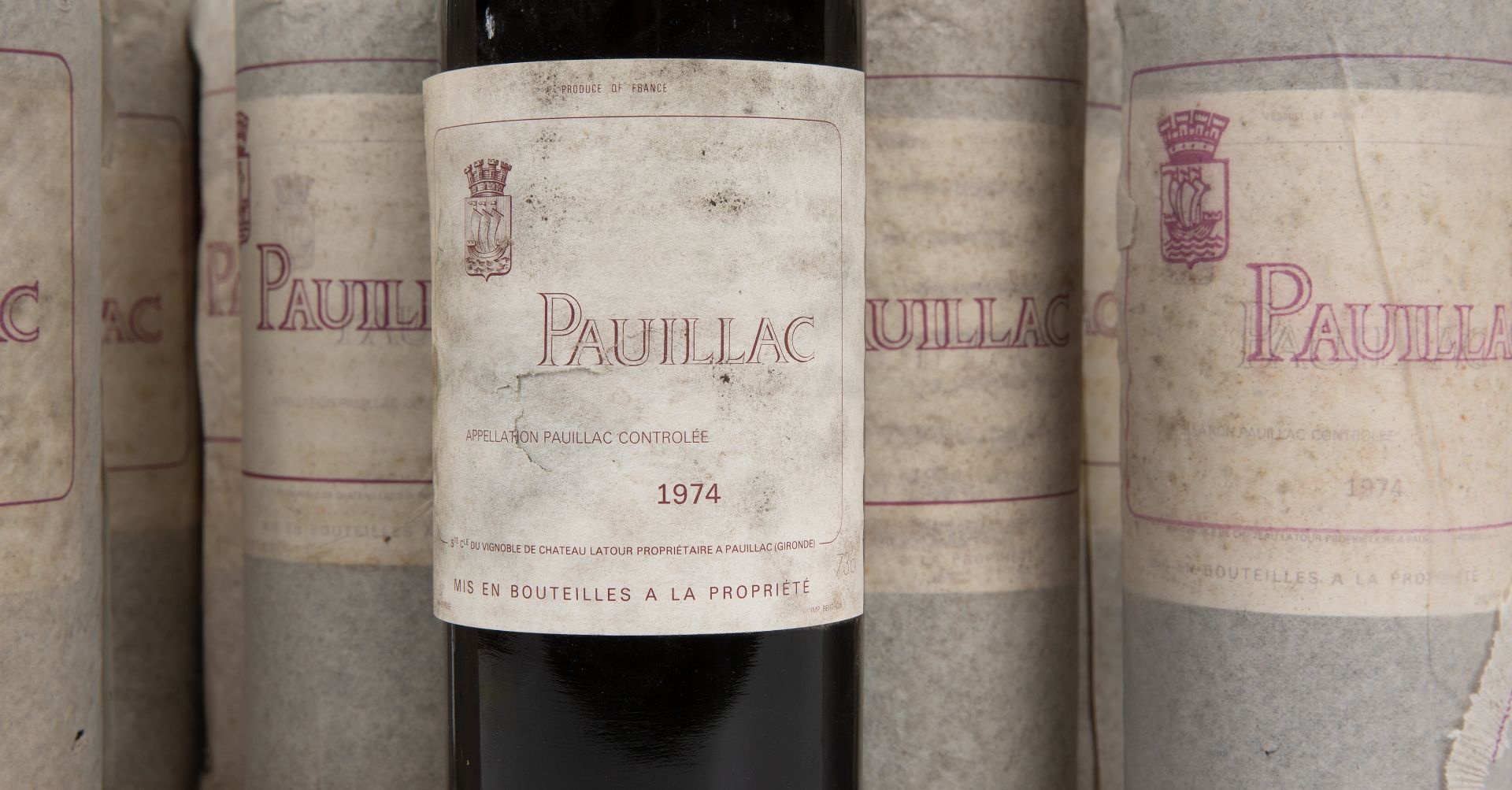 Twelve bottles of 1974 Pauillac, France - Bild 2 aus 2