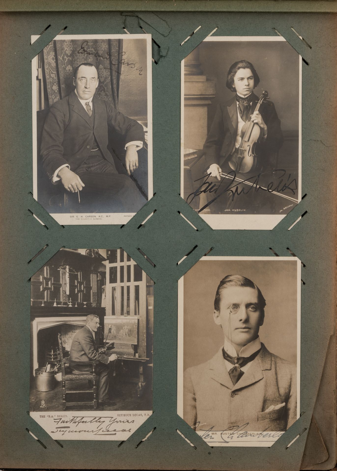 Autographed Photographs, c.50 in an album. Early 20th century Politicians, Aristocracy, Literary - Image 9 of 11