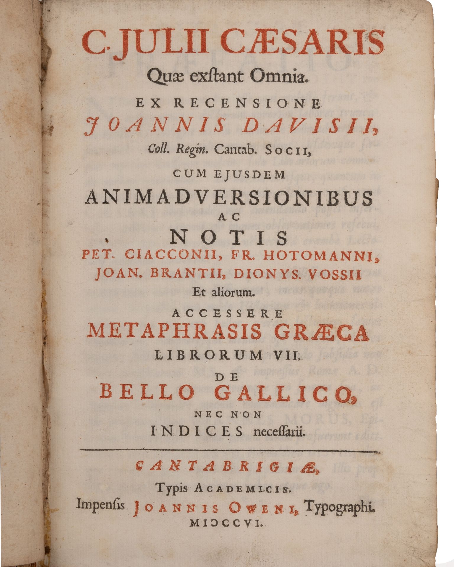 Homer 'Ilias and Odyssea' Joshua Barnes Ed. 2 vols. Crownfield, Cambridge 1711. 4to. allegorical - Bild 3 aus 3