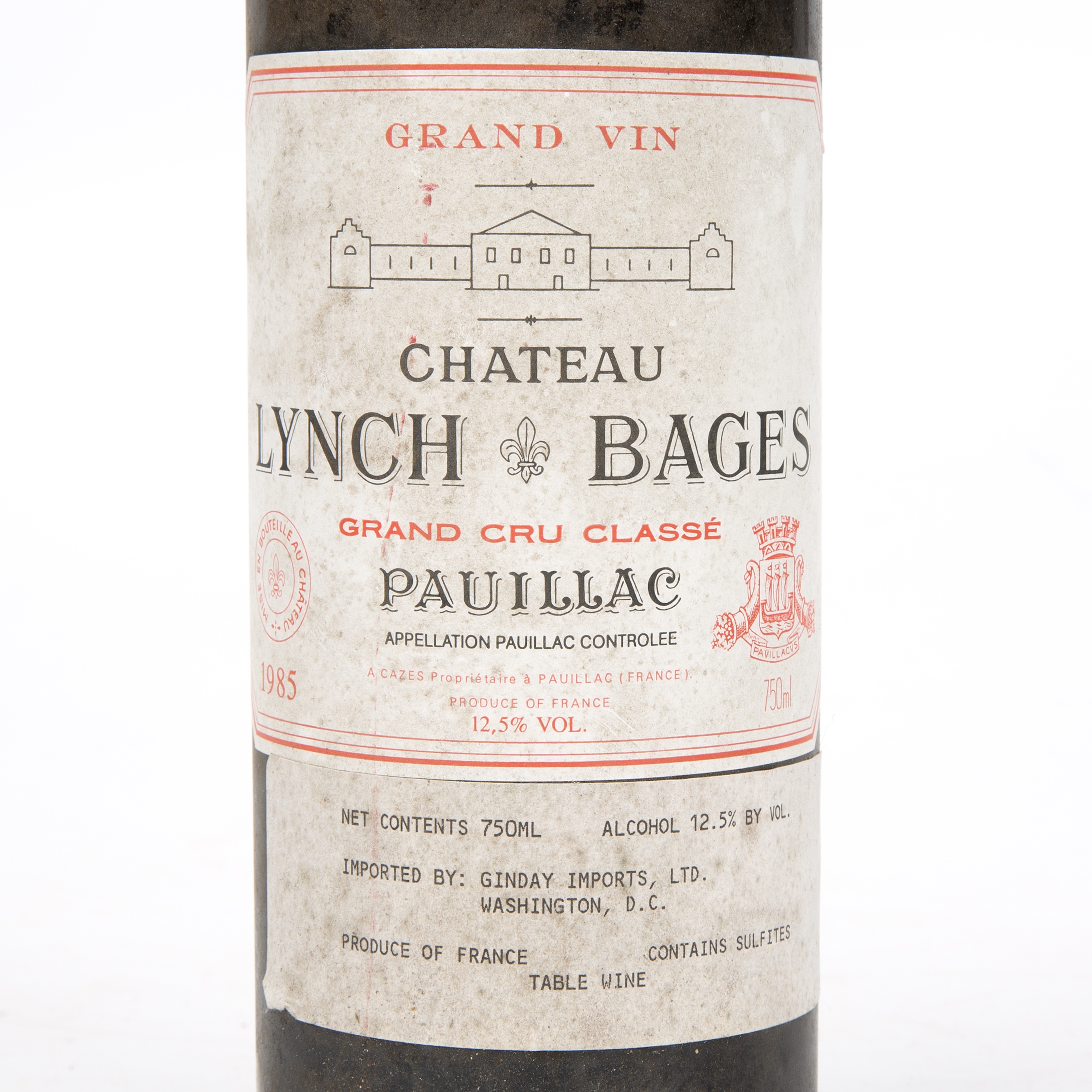 A bottle of 1985 Chateau Lynch-Bages, Pauillac, France - Image 2 of 2
