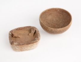 A pottery model of an animal enclosure from Pre-Dynastic Egypt 4,500bc 13.5cm x 12cm and an